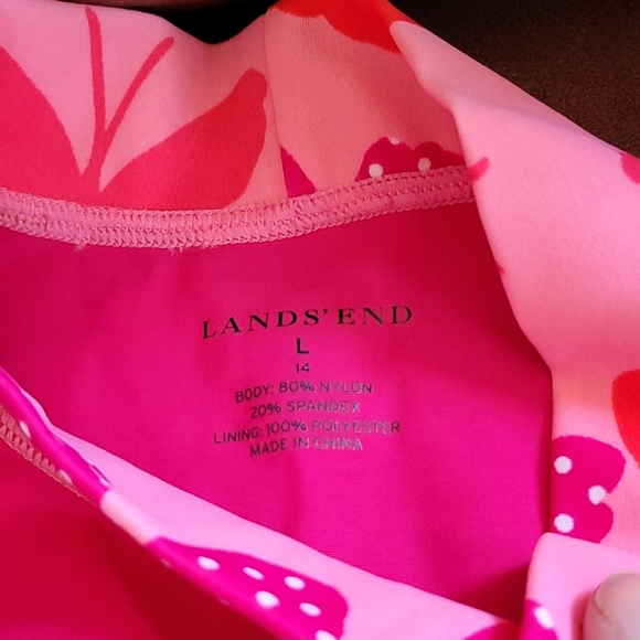 BNWT LANDS'END kids swim top. - Picture 5 of 8
